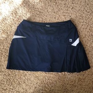 Navy Fila tennis skirt medium
